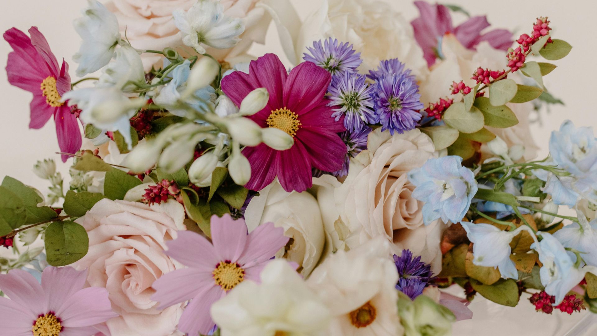 Bunch of flowers.