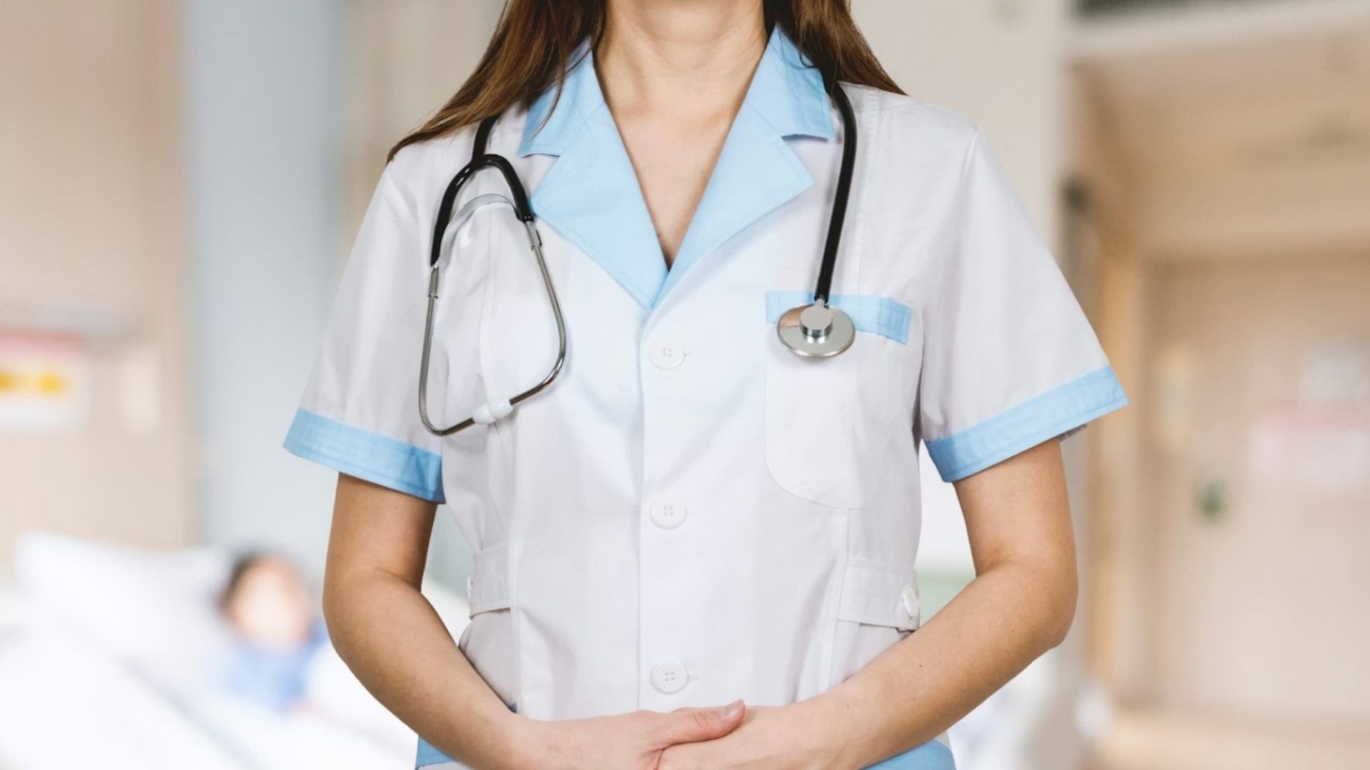 Nurse in uniform