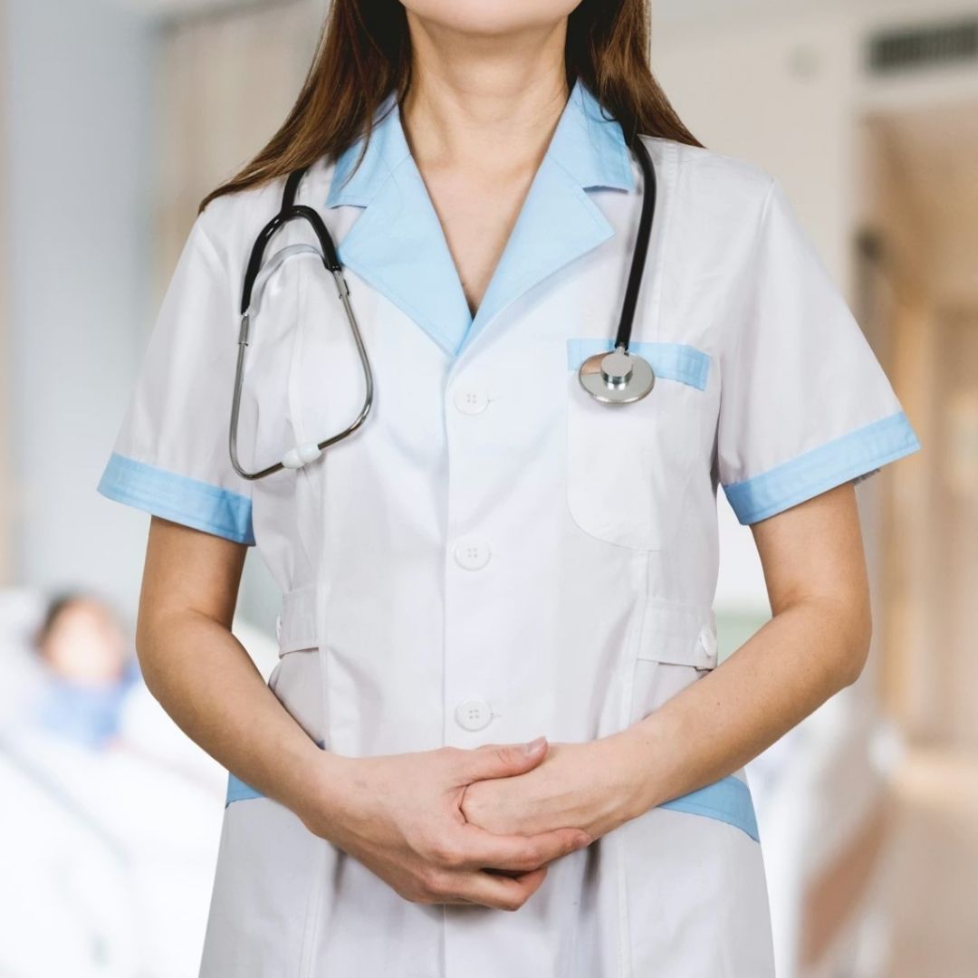 Nurse in uniform