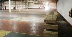 The Technical Academy interior as an empty industrial unit shell before development
