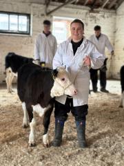 Jenny with a Calf