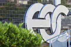 edc logo on building external wall